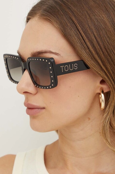 Tous okulary przeciwsłoneczne damskie kolor czarny STOB80S_520700