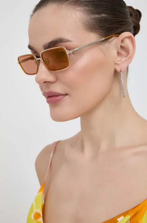 Солнцезащитные очки Vivienne Westwood женские цвет оранжевый