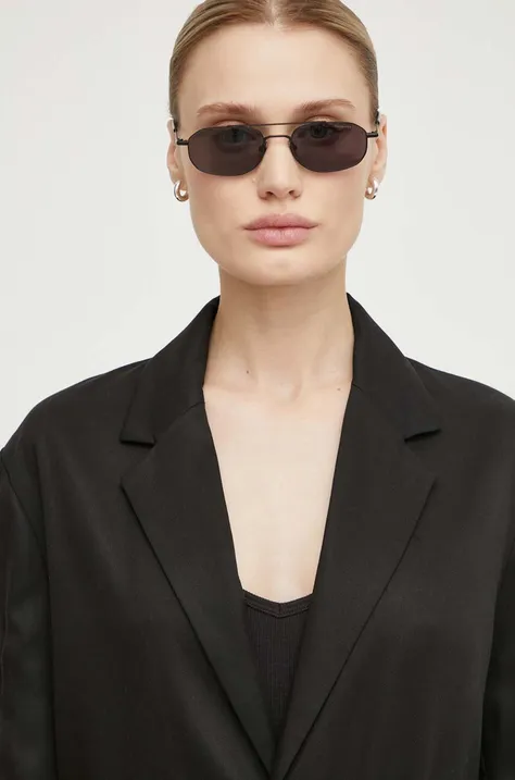 Sončna očala AllSaints ženski, črna barva