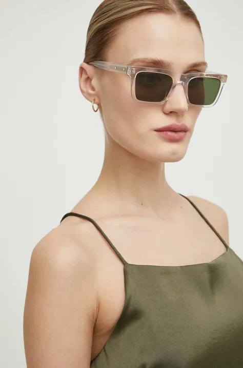 Сонцезахисні окуляри AllSaints жіночі колір прозорий