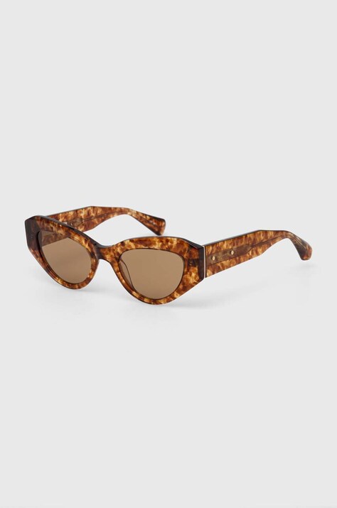 Сонцезахисні окуляри AllSaints — AA00-OKD19W, коричневий — фото 2