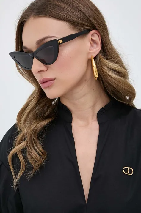 Солнцезащитные очки Balmain женские цвет чёрный