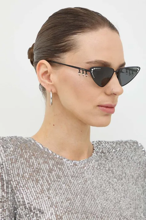 Сонцезахисні окуляри Jimmy Choo жіночі колір чорний 0JC4001B