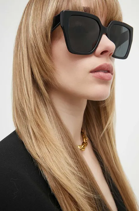 Сонцезахисні окуляри Dolce & Gabbana жіночі колір чорний 0DG4438