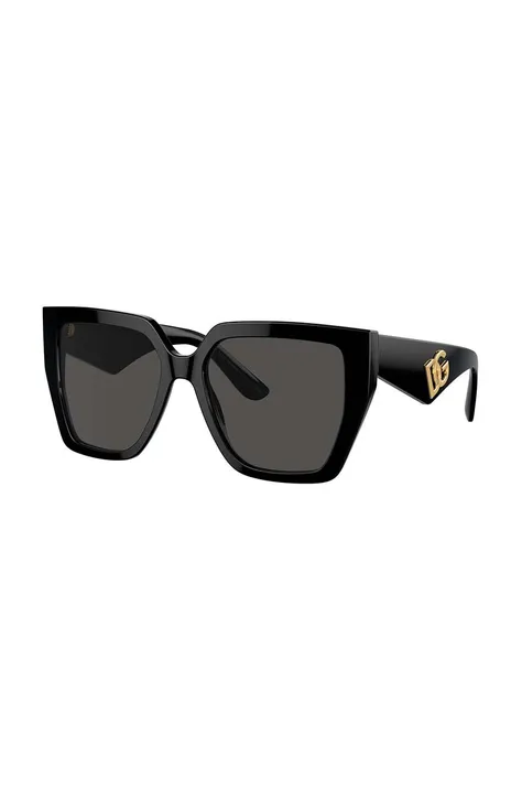 Slnečné okuliare Dolce & Gabbana dámske, čierna farba, 0DG4438