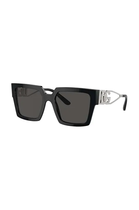 Slnečné okuliare Dolce & Gabbana dámske, hnedá farba, 0DG4446B,