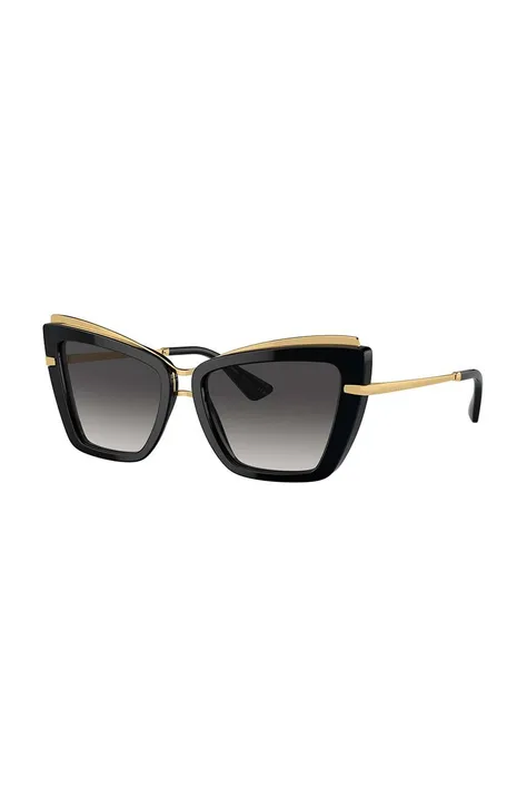 Sončna očala Dolce & Gabbana ženski, črna barva