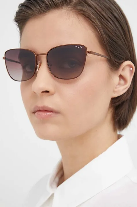 Сонцезахисні окуляри VOGUE жіночі колір коричневий 0VO4308S