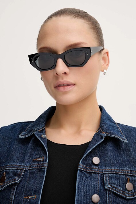 Солнцезащитные очки Ray-Ban женские цвет чёрный 0RB4430