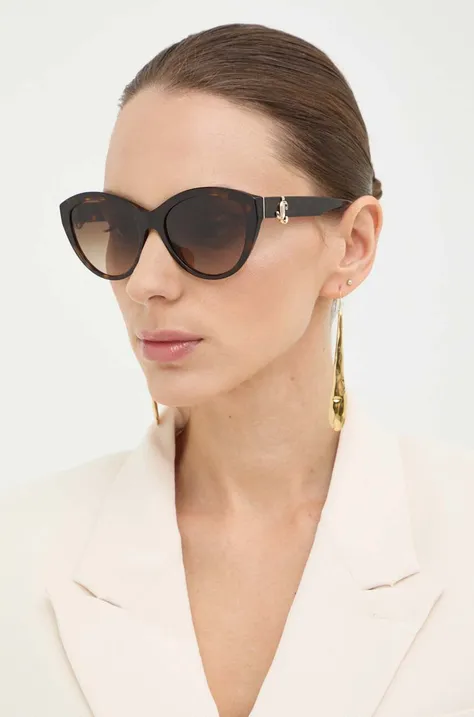 Сонцезахисні окуляри Jimmy Choo жіночі колір коричневий 0JC5007