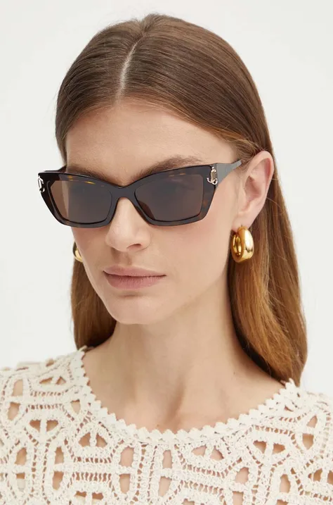 Сонцезахисні окуляри Jimmy Choo жіночі колір коричневий 0JC5011U