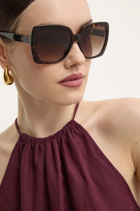 Sunčane naočale Michael Kors NICE za žene, boja: smeđa, 0MK2213