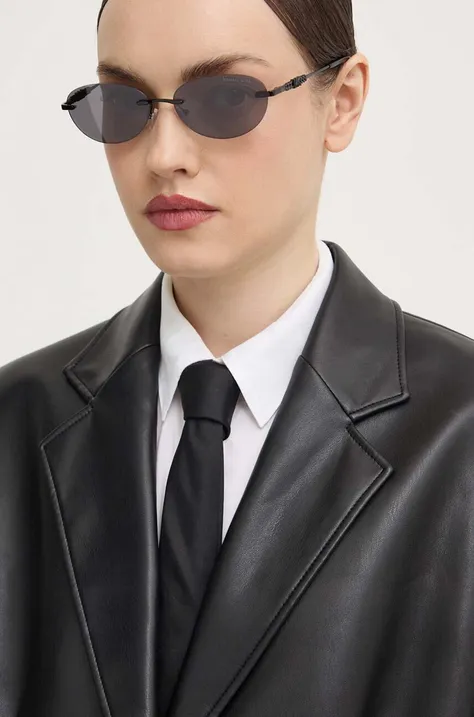 Sluneční brýle Michael Kors MANCHESTER dámské, černá barva, 0MK1151