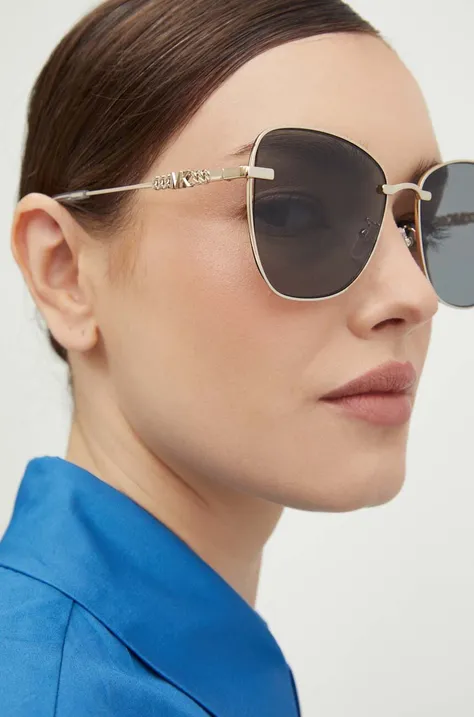 Солнцезащитные очки Michael Kors BEIJING женские цвет золотой 0MK1158D
