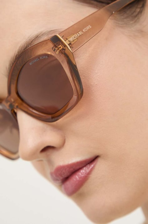 Michael Kors ochelari de soare BEL AIR femei, culoarea maro, 0MK2209U