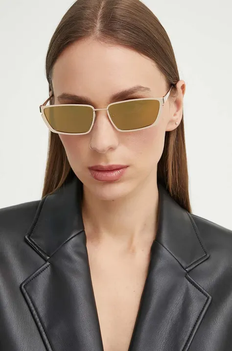 Сонцезахисні окуляри Off-White жіночі колір бежевий OERI119_567676