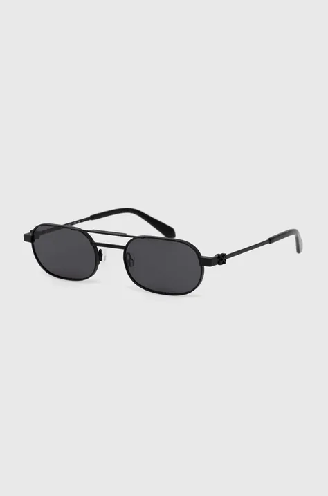 Sluneční brýle Off-White dámské, černá barva, OERI123_551007