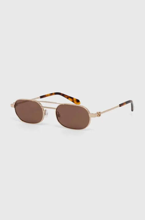 Сонцезахисні окуляри Off-White жіночі колір коричневий OERI123_557664