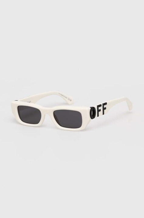 Γυαλιά ηλίου Off-White χρώμα: άσπρο, OERI124_490107
