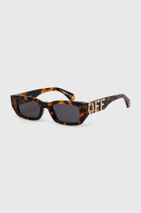 Off-White okulary przeciwsłoneczne kolor czarny OERI124_496007