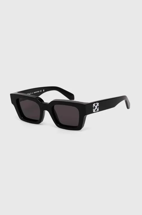 Slnečné okuliare Off-White dámske, čierna farba, OERI126_501007