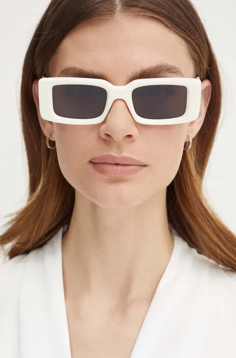 Off-White ochelari de soare femei, culoarea alb, OERI127_500107