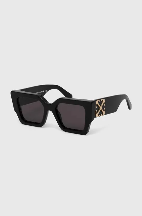 Off-White okulary przeciwsłoneczne damskie kolor czarny OERI128_551007