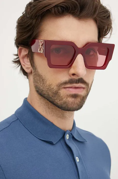 Солнцезащитные очки Answear Lab женские цвет бордовый OERI128_552828