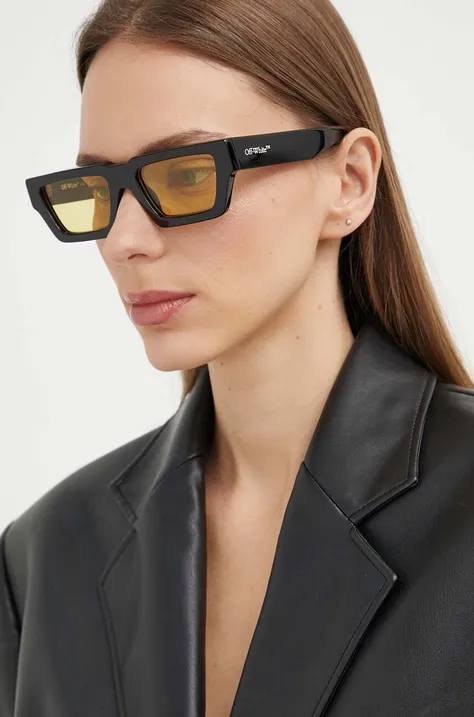 Сонцезахисні окуляри Off-White жіночі колір чорний OERI129_541018
