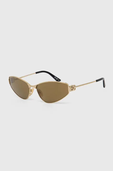 Сонцезахисні окуляри Balenciaga жіночі колір золотий BB0335S