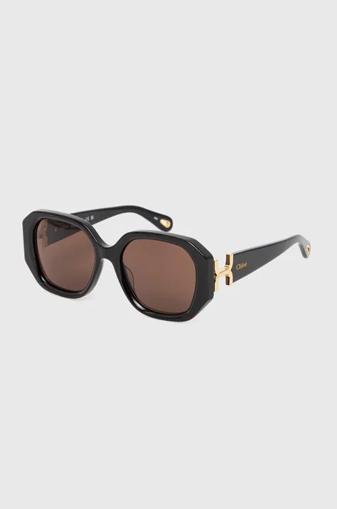 Сонцезахисні окуляри Chloé жіночі колір чорний CH0236S