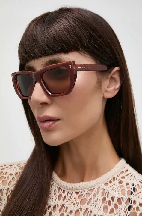 Солнцезащитные очки Gucci женские цвет розовый GG1520S