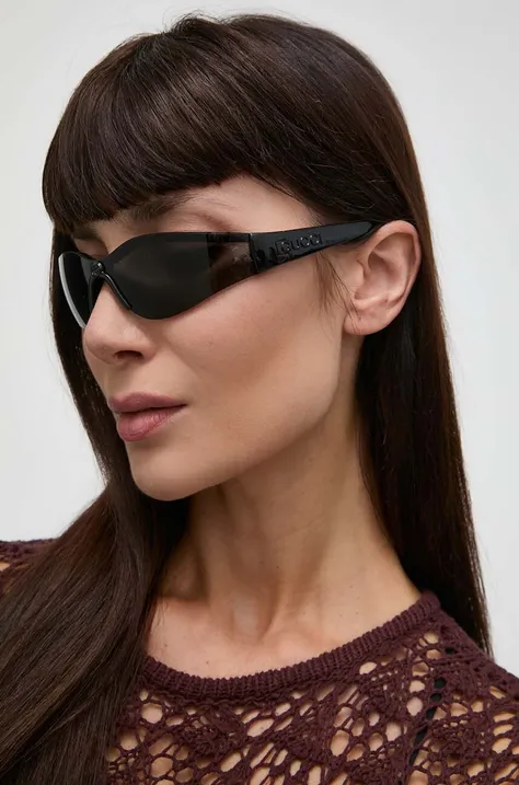 Sluneční brýle Gucci dámské, černá barva, GG1651S
