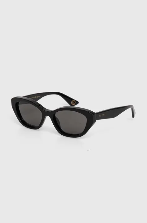 Slnečné okuliare Gucci dámske, čierna farba, GG1638S