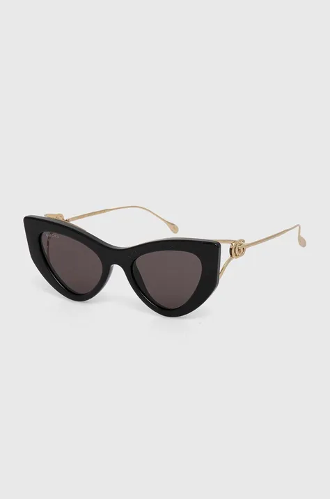 Slnečné okuliare Gucci dámske, čierna farba, GG1565S