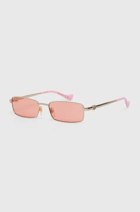 Slnečné okuliare Gucci dámske, ružová farba, GG1600S