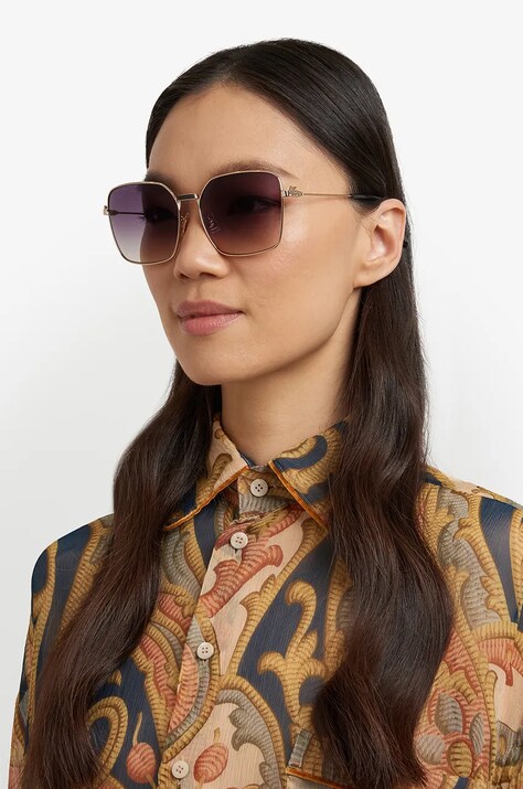Солнцезащитные очки Etro женские цвет золотой ETRO 0061/F/S