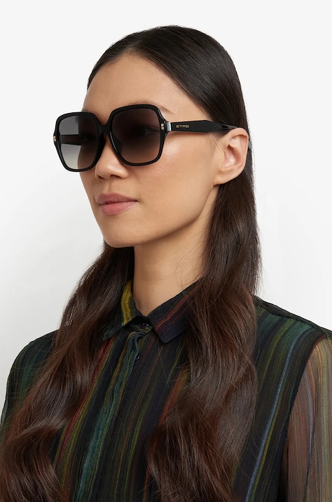 Γυαλιά ηλίου Etro χρώμα: μαύρο, ETRO 0064/F/S