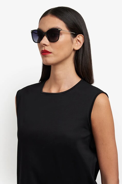 Slnečné okuliare Carolina Herrera dámske, čierna farba, HER 0261/G/S