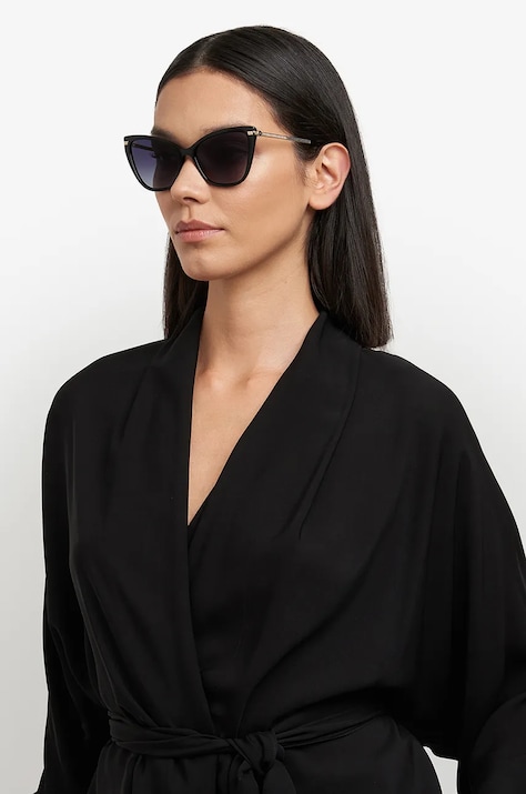 Slnečné okuliare Carolina Herrera dámske, čierna farba, HER 0262/S