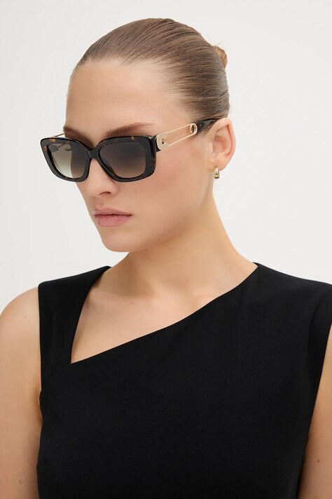 Moschino ochelari de soare femei, culoarea maro, MOS168/S
