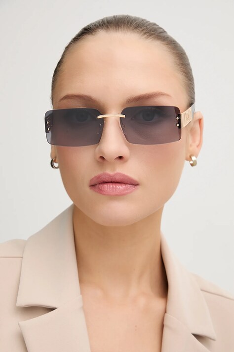 Сонцезахисні окуляри Moschino жіночі колір золотий MOS169/S