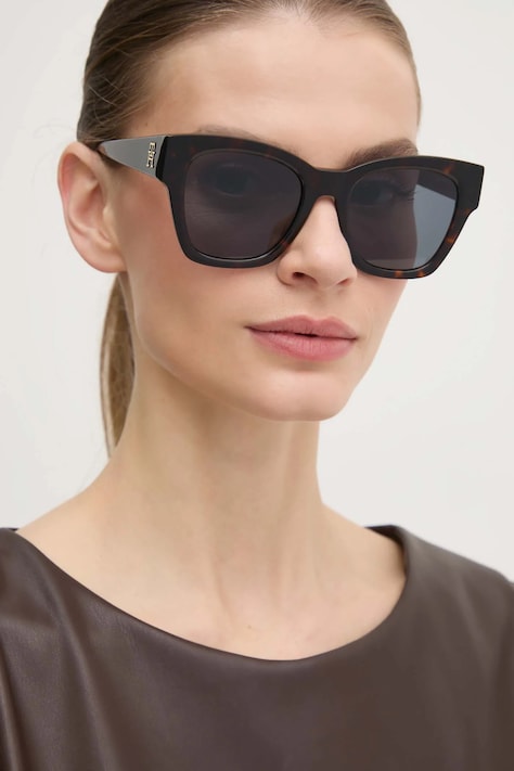 Tommy Hilfiger ochelari de soare femei, culoarea maro, TH 2156/S