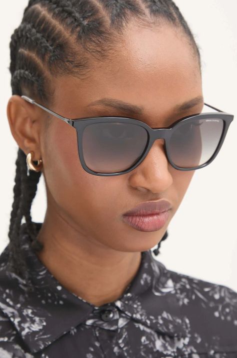 Sunčane naočale Armani Exchange za žene, boja: crna, 0AX4151S