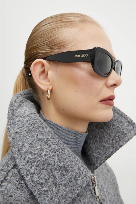Sluneční brýle Jimmy Choo dámské, černá barva, 0JC5029U