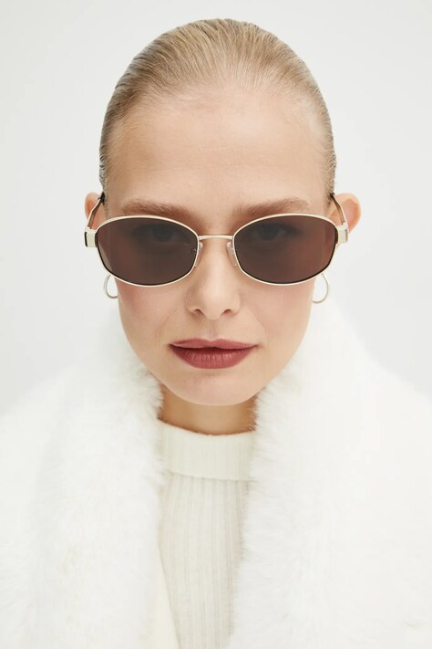Michael Kors ochelari de soare femei, culoarea auriu, 0MK1161
