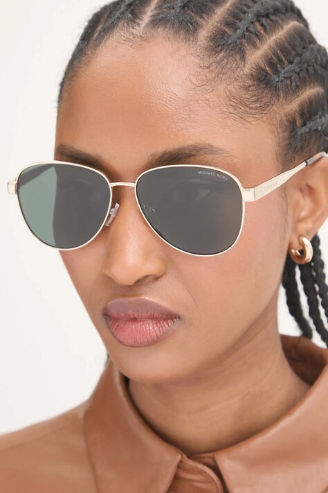 Michael Kors ochelari de soare femei, culoarea auriu, 0MK1160