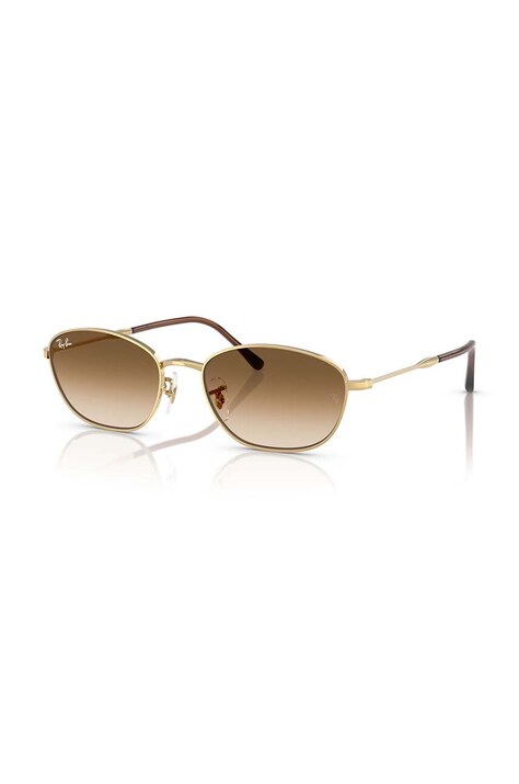 Sluneční brýle Ray-Ban dámské, zlatá barva, 0RB3749