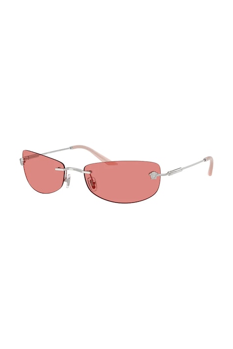 Versace okulary przeciwsłoneczne damskie kolor srebrny 0VE2279