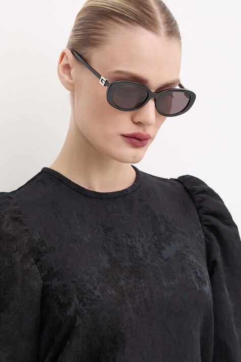 Gucci ochelari de soare femei, culoarea negru, GG1684SA